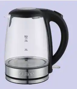 Canadian Tire Salton Cordless Electric Glass Kettle, 1.7L offer