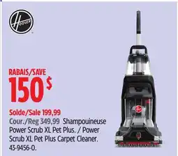 Canadian Tire Power Scrub XL Pet Plus Carpet Cleaner offer