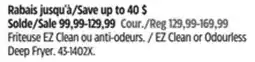 Canadian Tire t-fal EZ Clean or Odourless offer