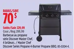 Canadian Tire Master Chef Discover Series Propane 4-Burner Propane BBQ offer