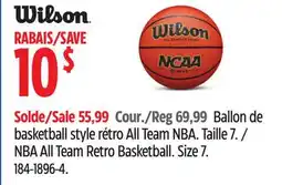 Canadian Tire Wilson NBA All Team Retro Basketball offer
