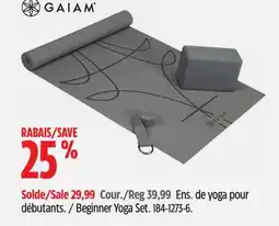 Canadian Tire GAIAM Beginner Yoga Set offer