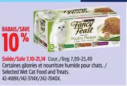 Canadian Tire Purina Selected Wet Cat Food and Treats offer