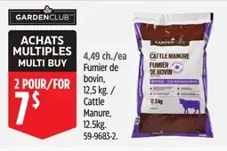 Canadian Tire Garden Club Cattle Manure offer