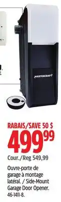 Canadian Tire Side-Mount Garage Door Opener offer