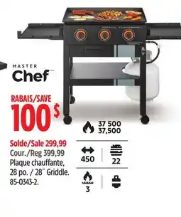Canadian Tire Master chef 28˝ Griddle offer