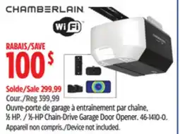 Canadian Tire 1⁄2-HP Chain-Drive Garage Door Opener offer