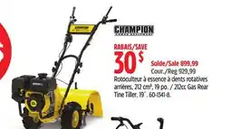 Canadian Tire Champion 212cc Gas Rear Tine Tiller, 19˝ offer