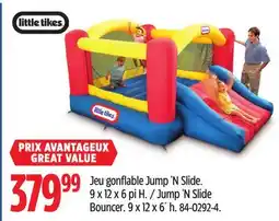 Canadian Tire Little Tikes Jump 'N Slide Bouncer offer
