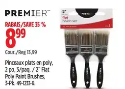Canadian Tire 2˝ Flat Poly Paint Brushes, 3-Pk offer