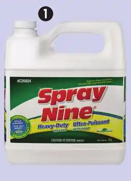 Canadian Tire Spray Nine Heavy-Duty Cleaner/Degreaser, 4L offer