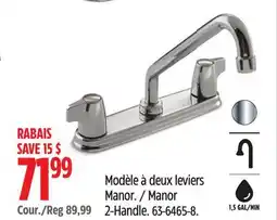 Canadian Tire Moen Manor 2-Handle offer