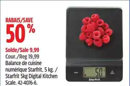 Canadian Tire Starfrit 5kg Digital Kitchen Scale offer