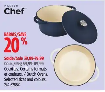 Canadian Tire Master Chef Dutch Ovens offer