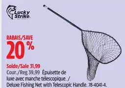 Canadian Tire Deluxe Fishing Net with Telescopic Handle offer