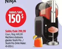 Canadian Tire Ninja Slushi Pro Drink Maker offer