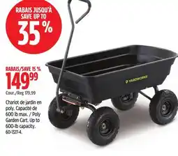 Canadian Tire YARDWORKS Poly Garden Cart offer