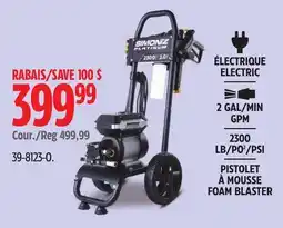 Canadian Tire ELECTRIC 2 GPM 2300 LB/PO2/PSI FOAM BLASTER offer
