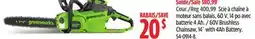 Canadian Tire Green Works 60V Brushless Chainsaw offer