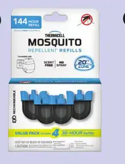 Canadian Tire Rechargeable Mosquito Repeller Refill, 144-Hour offer
