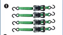 Canadian Tire MotoMaster 14´ Ratchet 1500-lb Tie-Downs, 4-Pk offer