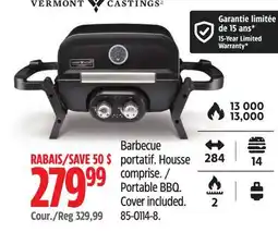 Canadian Tire Vermont Castings Portable BBQ offer