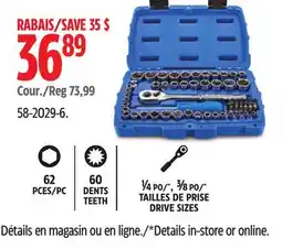 Canadian Tire MASTERCRAFT General Use Socket Sets offer