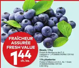 Giant Tiger 170 g blueberries offer