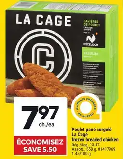 Giant Tiger La Cage frozen breaded chicken offer