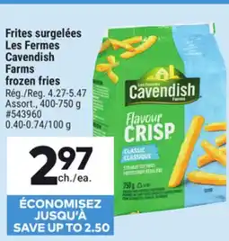 Giant Tiger Aubaines Frites surgelées Les Fermes Cavendish Farms frozen fries offer