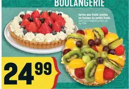Marché Adonis tartes aux fruits mixtes ou fraises ou petits fruits | mixed fruit or strawberry or berry pie offer
