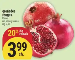 Marché Adonis grenades rouges | red pomegranates offer