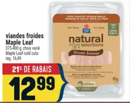 Marché Adonis viandes froides Maple Leaf | Maple Leaf cold cuts offer