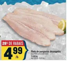 Marché Adonis filets de pangasius décongelés | basa fillets previously frozen offer