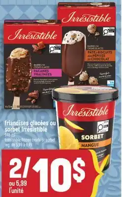 Marché Adonis friandises glacées ou sorbet Irrésistible | Irrésistible frozen treats or sorbet offer