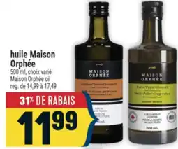 Marché Adonis huile Maison Orphée offer
