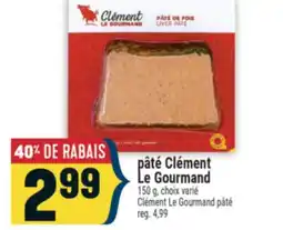 Marché Adonis Clément Le Gourmand pâté offer