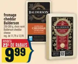 Marché Adonis fromage cheddar Balderson offer