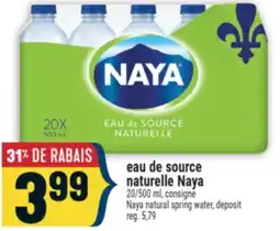 Marché Adonis eau de source naturelle Naya offer
