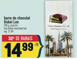 Marché Adonis barre de chocolat Dubai Lee | Lee Dubai chocolate bar offer