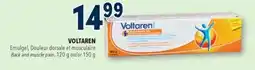 Familiprix VOLTAREN, Emulgel, Back and muscle pain, 120 g or 150 g offer