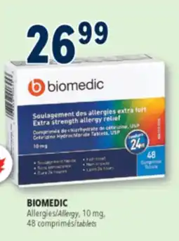 Familiprix BIOMEDIC Allergy, 10 mg, 48 tablets offer