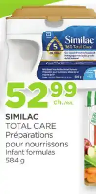 Proxim SIMILAC TOTAL CARE Infant formulas offer