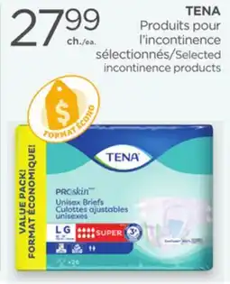 Proxim TENA Selected incontinence products offer