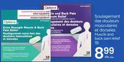 Proxim Option+ Muscle and back pain relief offer