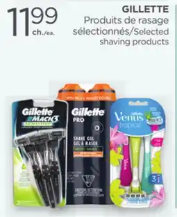 Proxim GILLETTE Selected shaving products offer