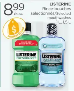 Proxim LISTERINE Selected mouthwashes offer