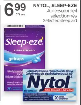 Proxim NYTOL, SLEEP-EZE Selected sleep aid offer