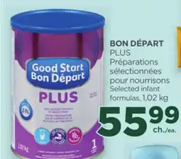 Proxim BON DÉPART Selected infant formulas offer