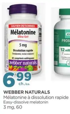 Proxim WEBBER NATURALS Easy-dissolve melatonin offer